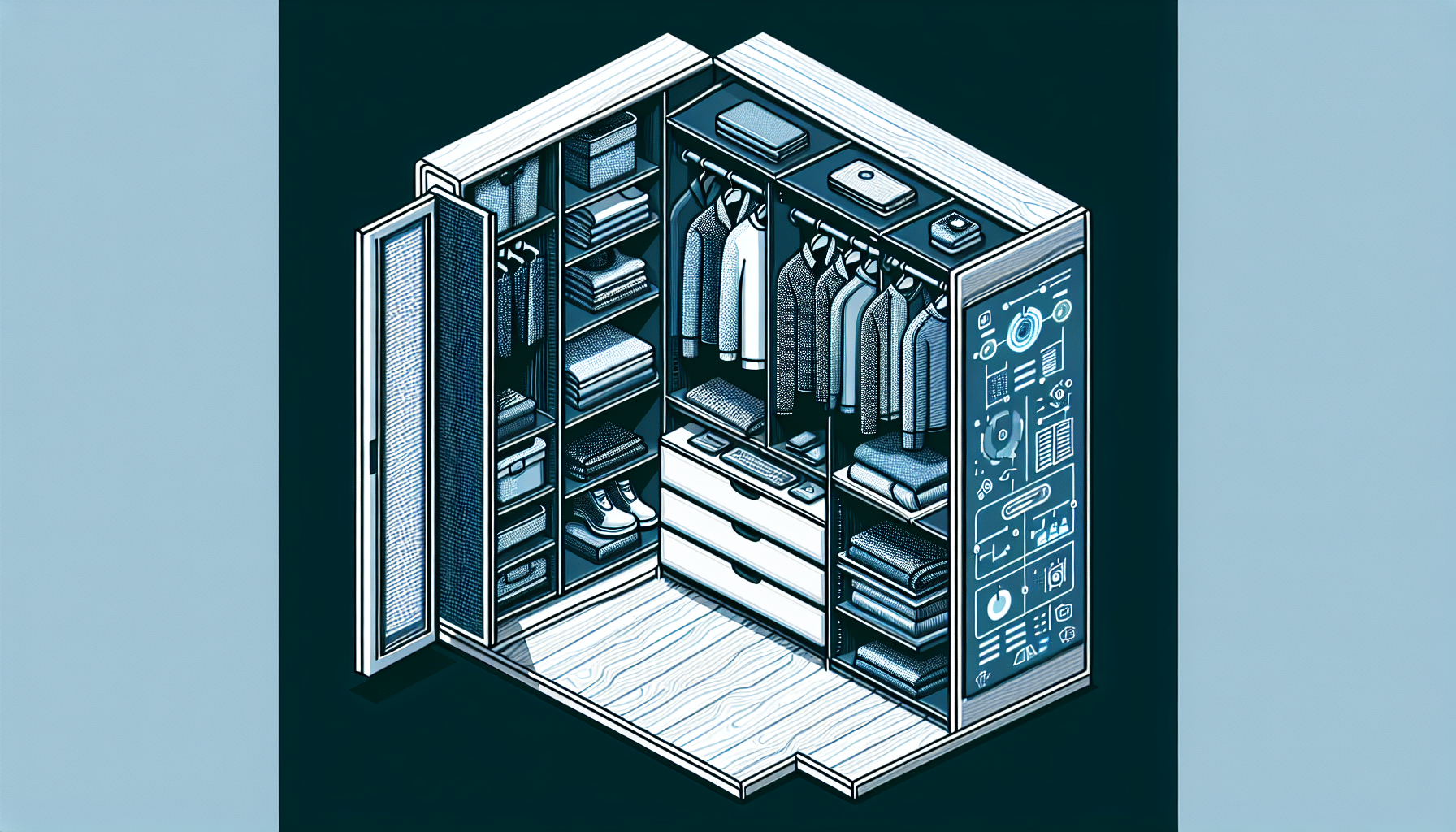 Revoluția Garderobelor Inteligente în 2025: Cum Tehnologia Transformă Moda din Interiorul Casei Tale