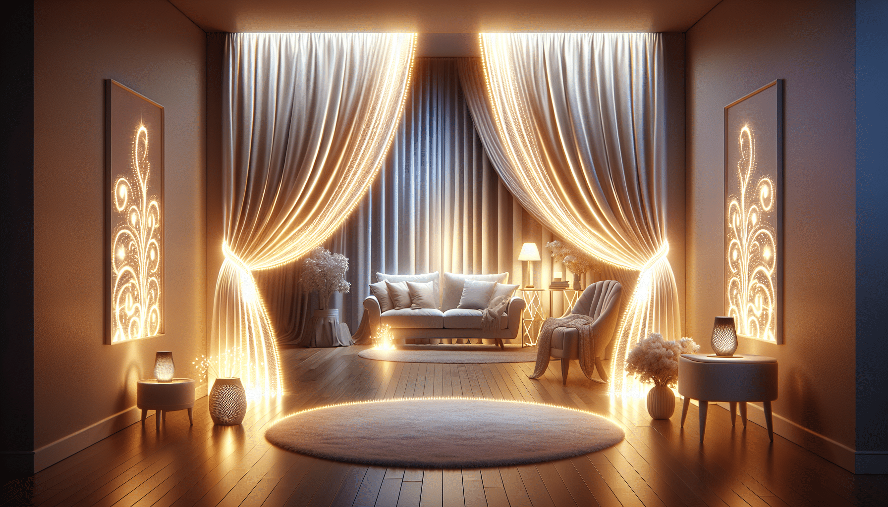 Perdele Luminoase Revolutionare: Cum Tehnologia din 2025 Transforma Decorarea Interioara