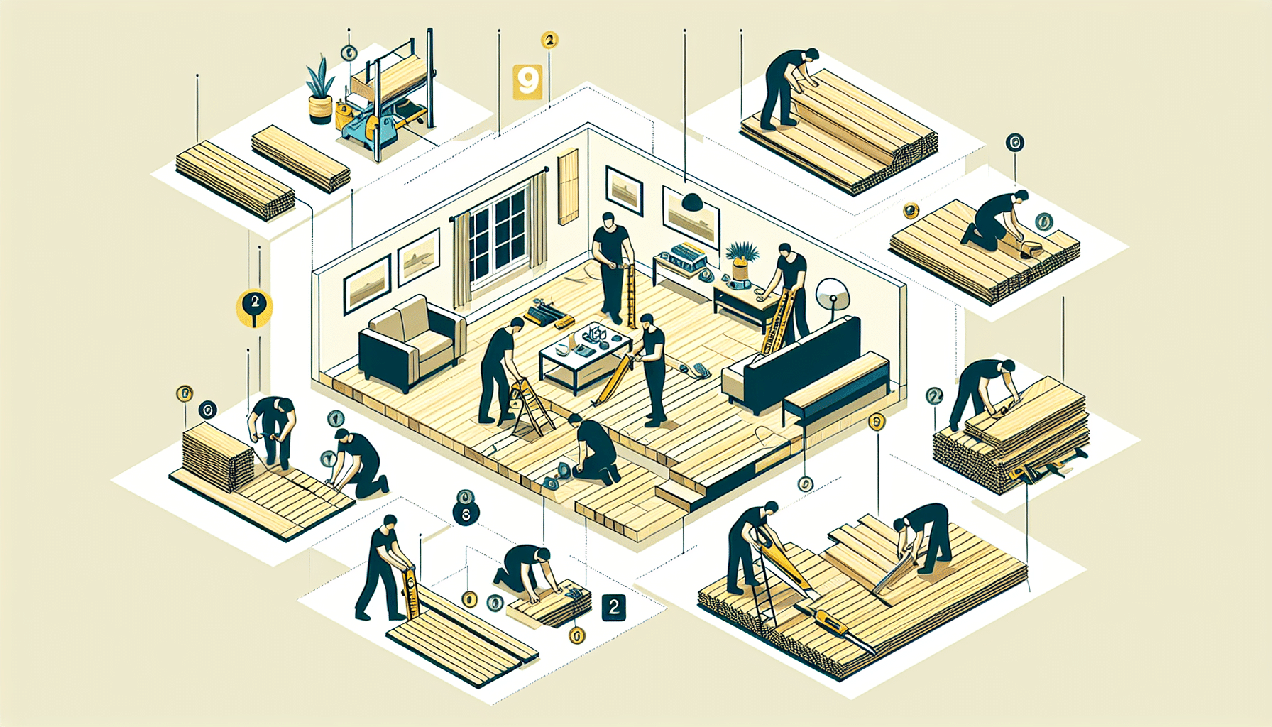 Montaj Parchet Simplu și Rapid în 2025: Ghid Detaliat pentru Amenajarea Casei Tale