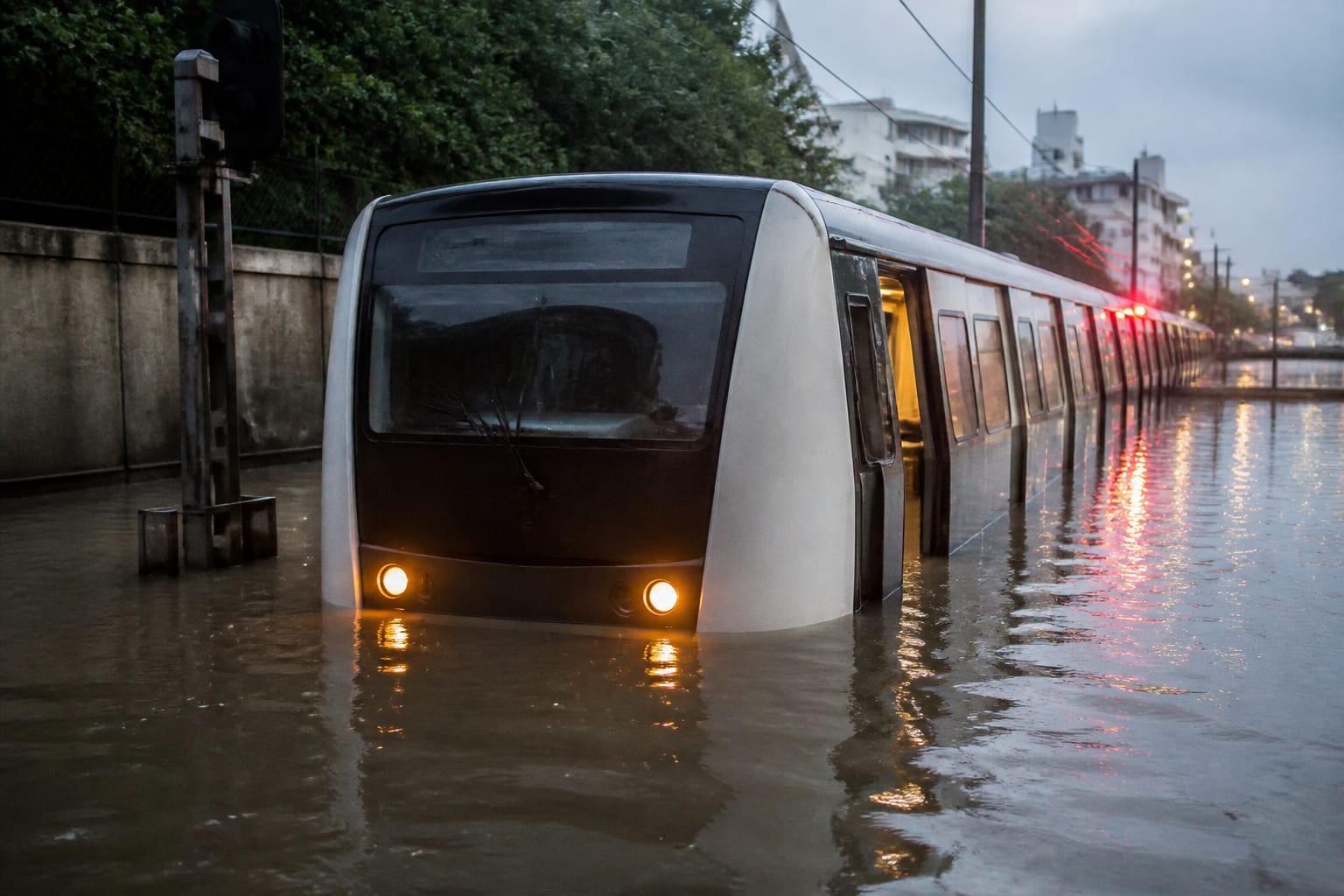 1.408 intervenții în București după furtună cu 224 de case inundate și metrou afectat
