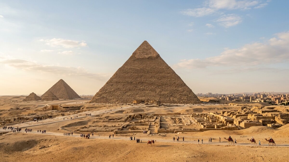 Marea Piramidă din Giza a rezistat cutremurelor datorită unei frecvențe de vibrație între 2,0 și 2,6 Hertzi
