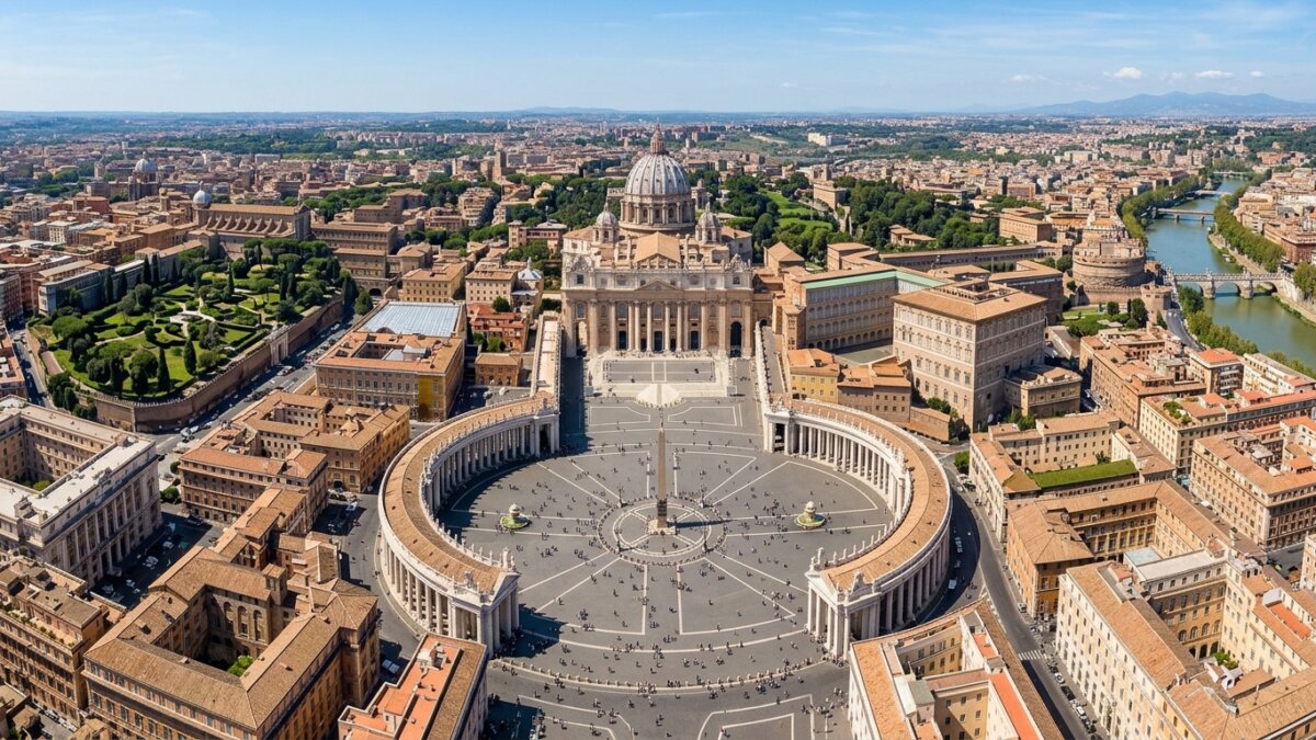 Statul cu 44 de hectare din Roma are cel mult 850 de rezidenți și zero taxe pe venit pentru angajați