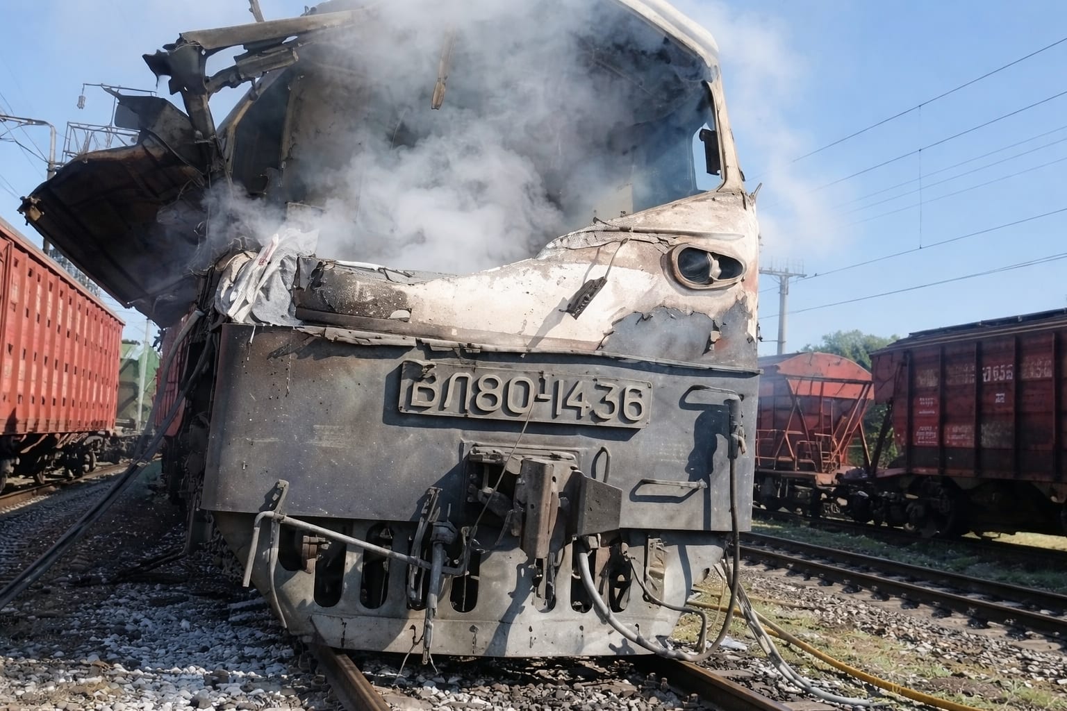 Doi mecanici de tren au murit în Odesa după ce o dronă a lovit locomotiva