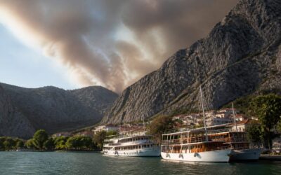 Incendiu într-o stațiune din Croația. 1.000 de persoane evacuate și 36 de răniți în Omiš