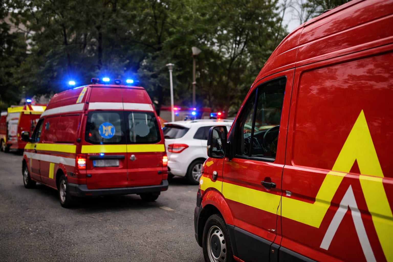 Incendiu la Institutul Fundeni. 37 de pacienți au fost evacuați după activarea Planului Roșu