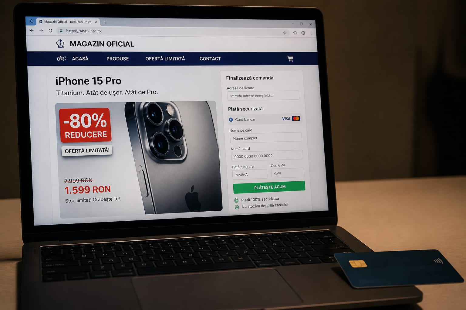 Numărul fraudelor online a crescut cu 91 la sută în 2025