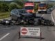 Patru răniți și trafic blocat pe DN7 în Hunedoara după un accident între un autoturism și trei motociclete