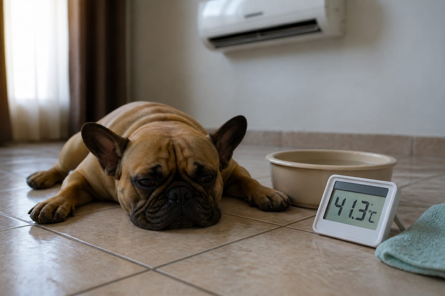 Peste 41 de grade Celsius devine o temperatură critică pentru câini și pisici